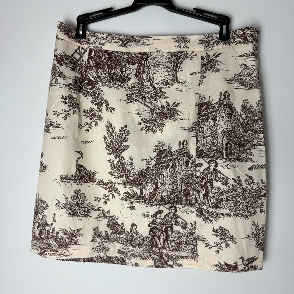 Cider Brown Mini Pencil Skirt Resort Wear
